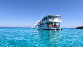 Wycieczka jednodniowa, Wycieczka Rejs na Blue Lagoon poranny z transferem z adresu z Pafos łodzią Blue Diamond